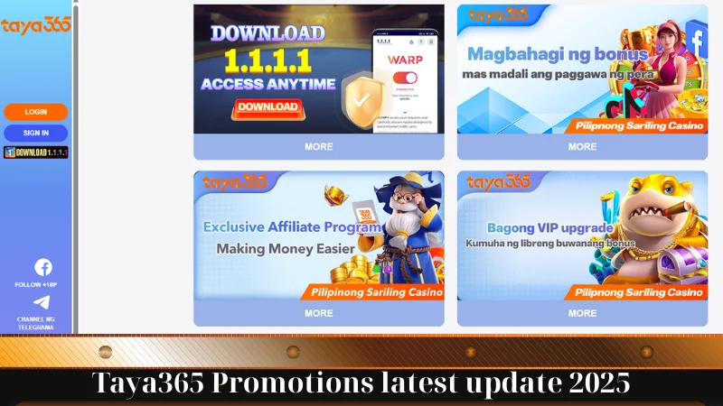 Taya365 Promotions latest update 2025